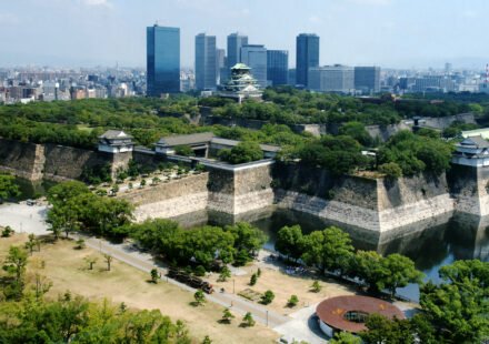 大阪城の天守（豊臣秀吉ゆかりの大坂城）