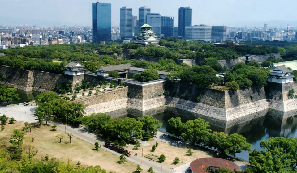 大阪城の天守（豊臣秀吉ゆかりの大坂城）
